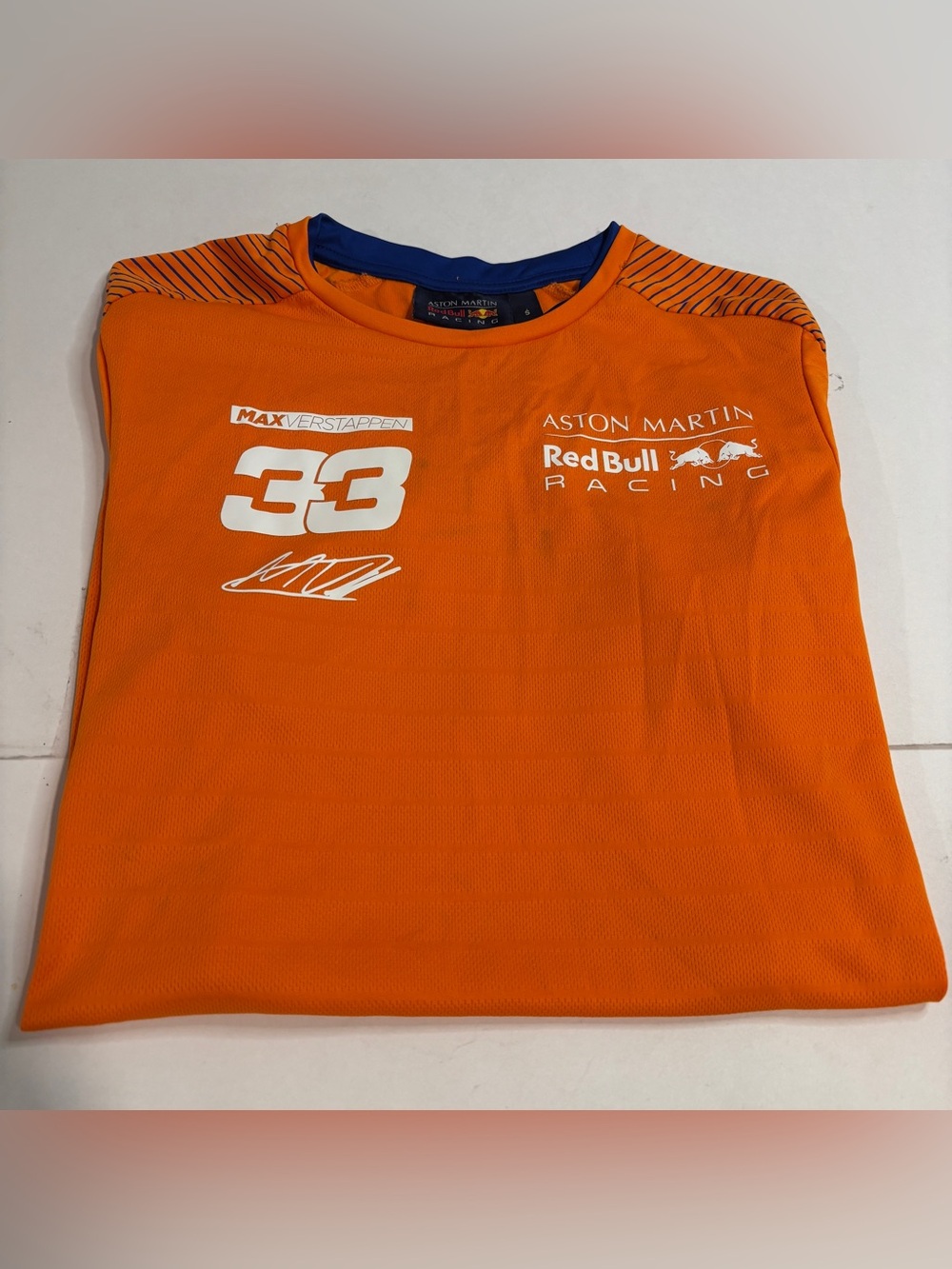 Aston Martin Red Bull Racing Shirt Mens S Max Verstappen #33 F1 Formula 1 Dutch